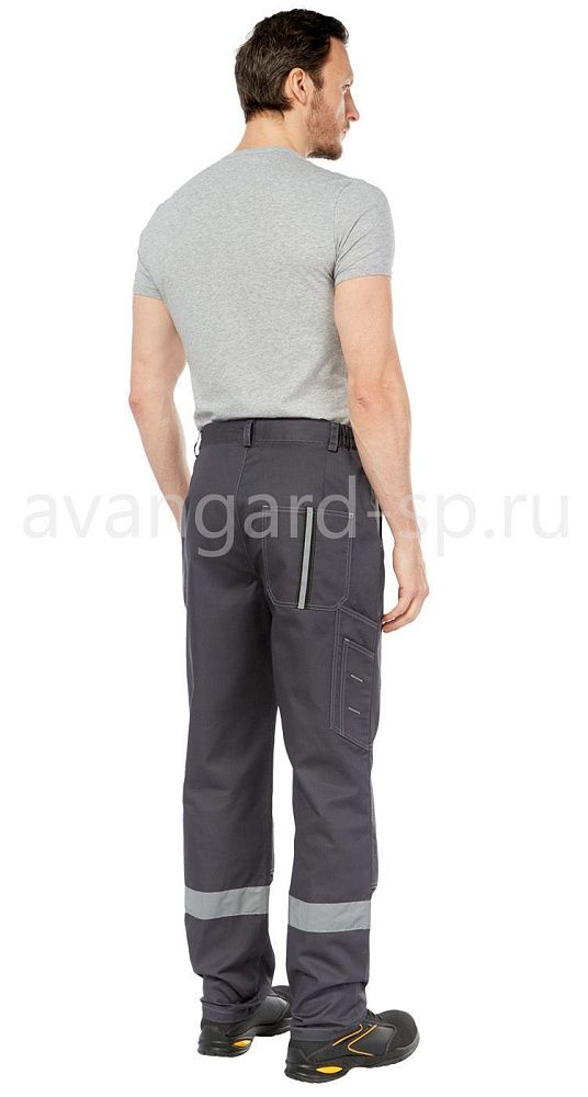 Костюм рабочий мужской летний Оптима т. серый-серый